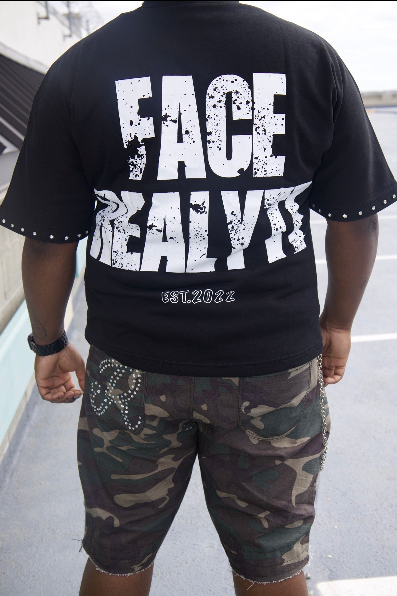 "DON'T BE DECIEVED.." RHINESTONE TEE