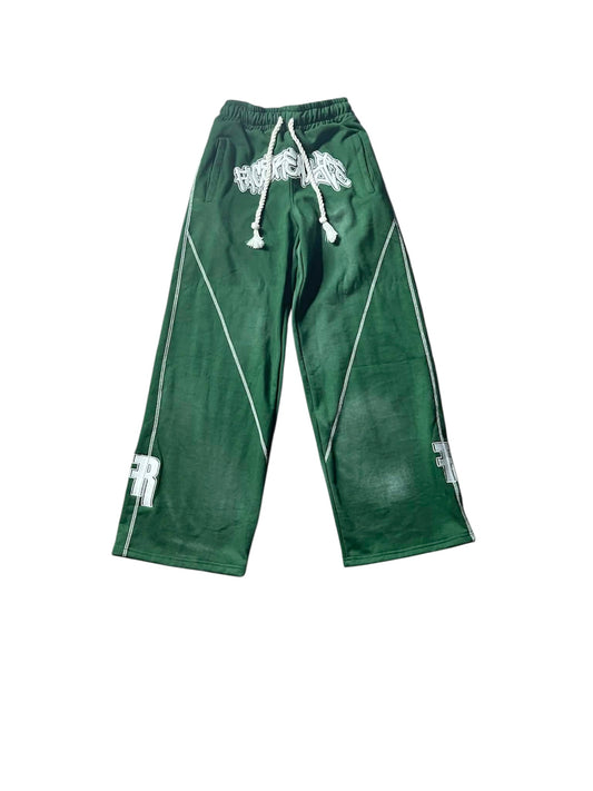 GREEN CONTRAST SWEATS